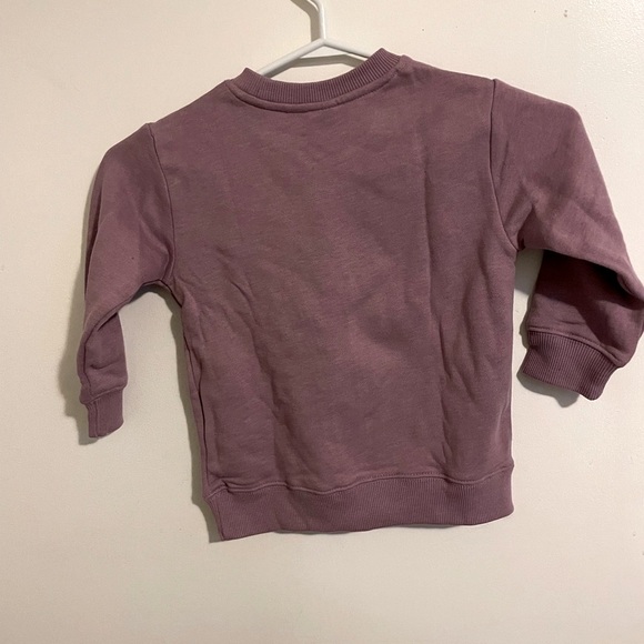 Sz 3T Treefleece Crew Kids Fleece Sweatshirt pink - Picture 2 of 8